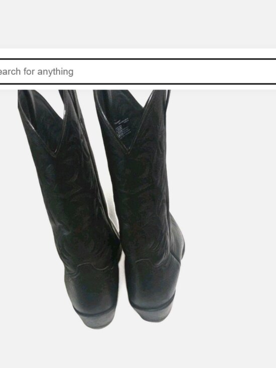 Ariat mens Size 13D Heritage R Toe Western Boots Style 10002218 black leather main image 8